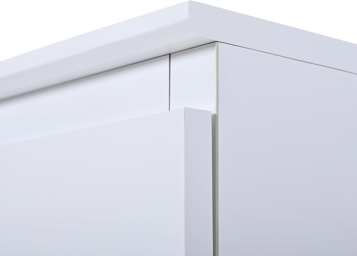 Modern Minimalist Two Drawer Dressing Table with Mirror and Storage Space, Suitable for bedrooms, Dressing Tables, and Offices